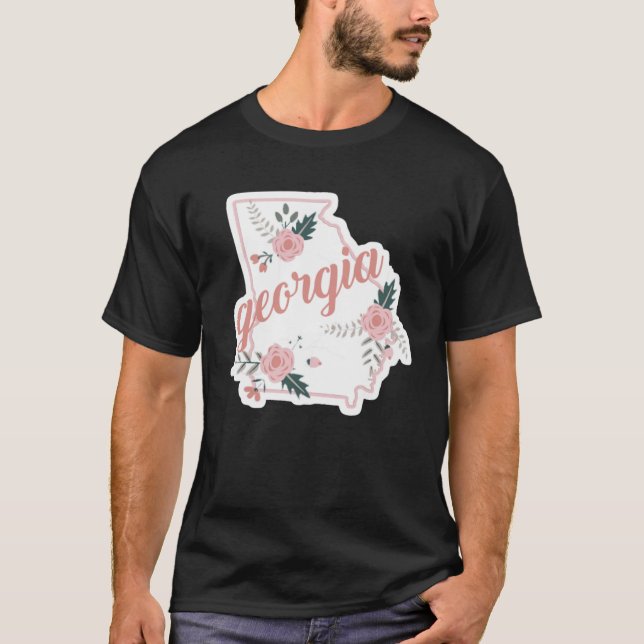 Camiseta Trendy GEORGIA Sonhando Estado Orgulhoso (Frente)