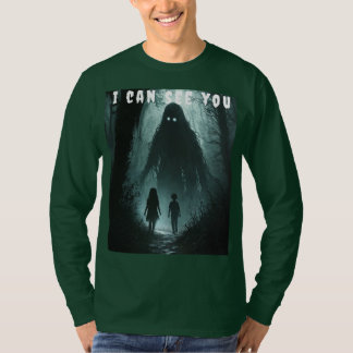 Camiseta Trendy Ghost Design T-Shirt - Perfeito para Spooky