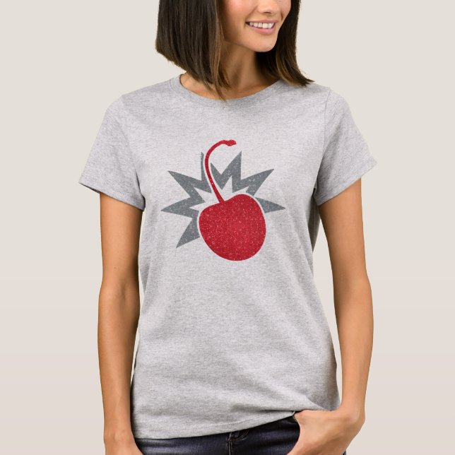 Camiseta Trendy Glitzy Cherry Bomb (Frente)