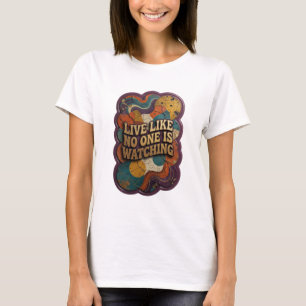 Camiseta Trendy Gold VIVA COMO SE NINGUÉM ESTIVESS