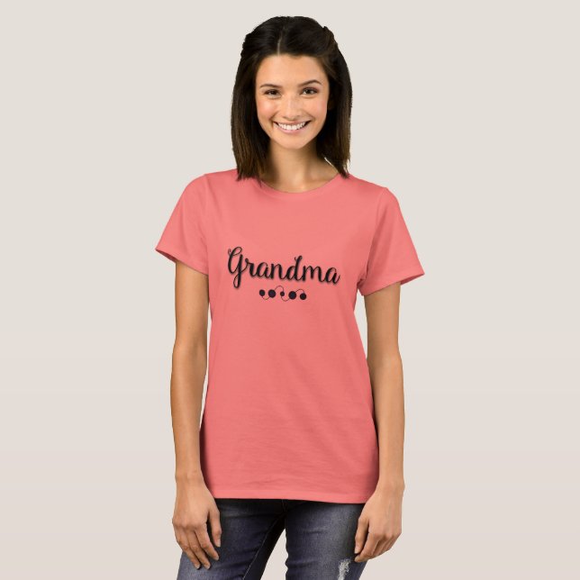 Camiseta Trendy Grandma Design (Frente Completa)