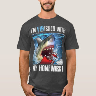 Camiseta Trendy Graphic Shark Im Terminou Com O Meu Trabalh