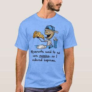 Camiseta Trendy Graphic Supreme Pizza More Veggies5641