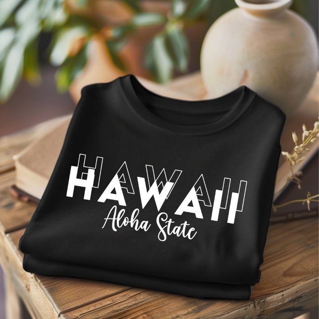 Camiseta Trendy Hawaii Aloha State T-Shirt (Criador carregado)