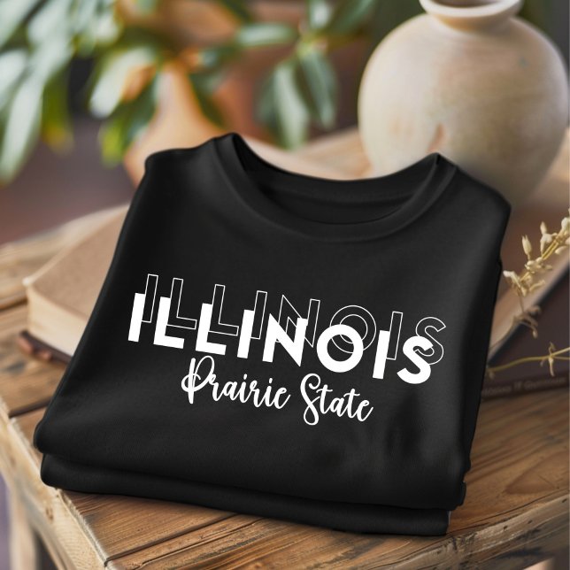 Camiseta Trendy Illinois Praire State (Criador carregado)
