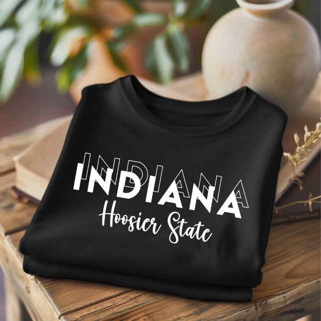 Camiseta Trendy Indiana Hoosier State T-Shirt (Criador carregado)