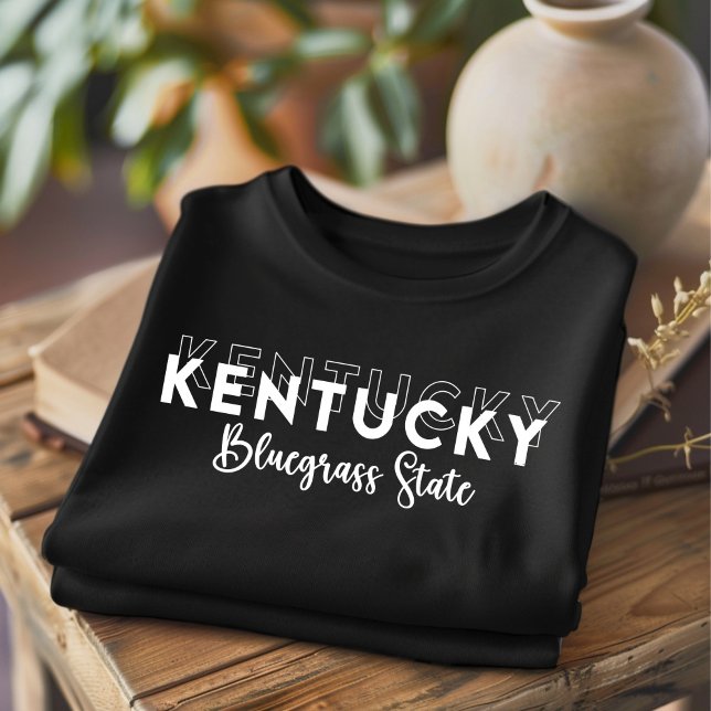 Camiseta Trendy Kentucky Bluegrass State T-Shirt (Criador carregado)