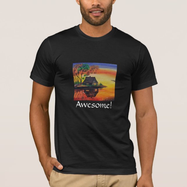 Camiseta Trendy Men's T-Shirt Designs | Na moda Gráfico (Frente)