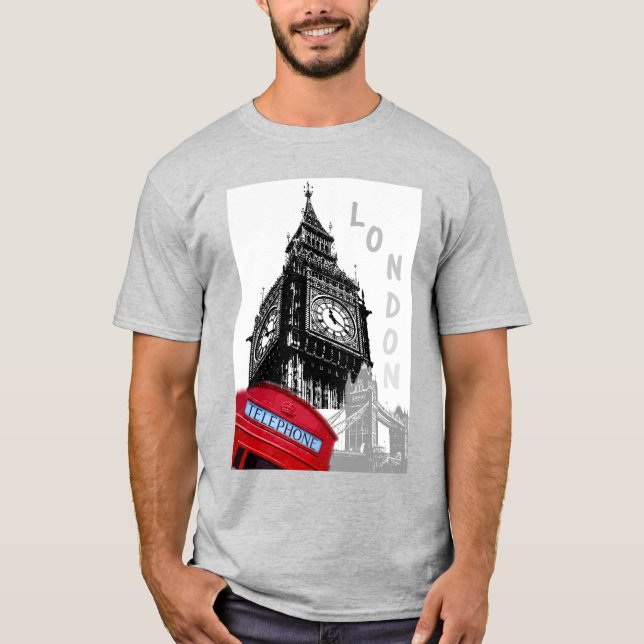 Camiseta Trendy Modelo Elegant Modern London Big Ben (Frente)