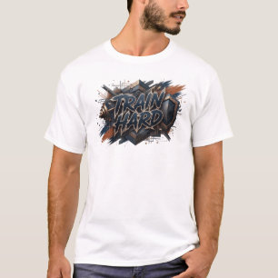 Camiseta Trendy Navy TREINE DURO Slogan