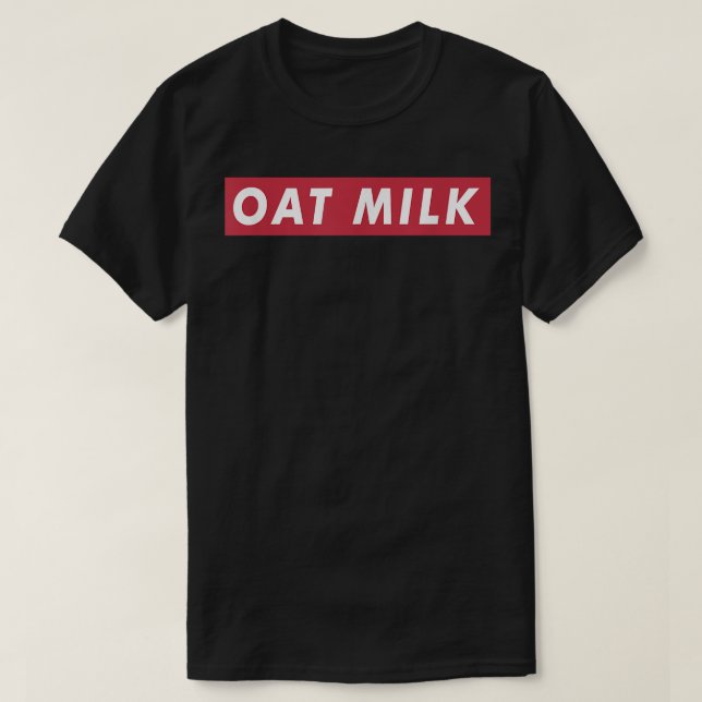 Camiseta Trendy Oat Milk Lover Street Estética Vegan Baris (Frente do Design)