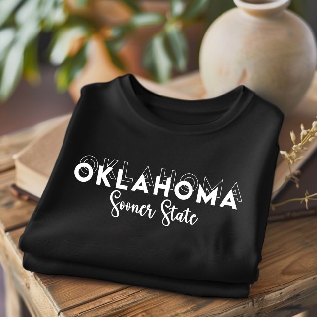 Camiseta Trendy Oklahoma Mais Cedo State T-Shirt (Criador carregado)