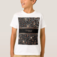 Trendy Personalizado Leopard Dourado Luminter