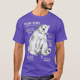 Camiseta Trendy Polar Bear Facts