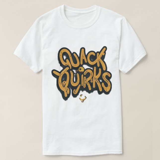 Camiseta Trendy "Quack Quirks" T-Shirt (Frente do Design)