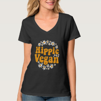 Camiseta Trendy Retro  Hippie Vegan Healthy Plant Based