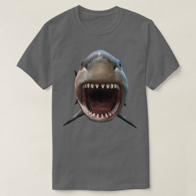 Camiseta Trendy Shark Bite Grande Face (Frente do Design)