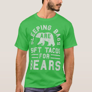 Camiseta Trendy Sleeping Bag Soft Tacos Bear Poster