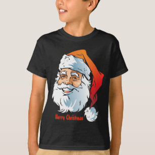 Camiseta Trendy Smiling Papais noeis Feliz Natal