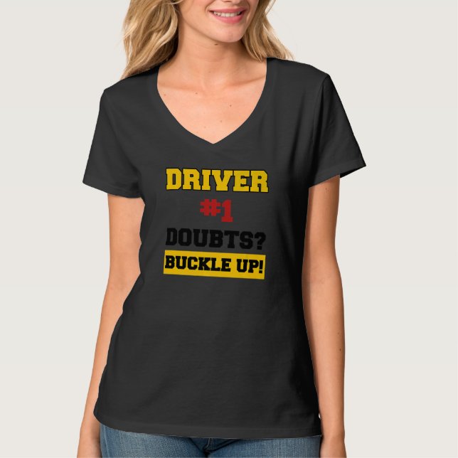 Camiseta Trendy Statement Racer Motoring Racing Car Driver (Frente)