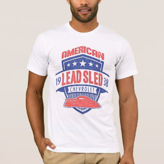 Camiseta Trenó 1938 AMERICANO da ligação de Chevrolet da