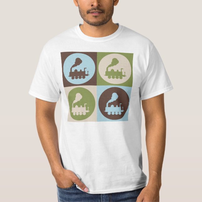 Camiseta Trens do pop art (Frente)