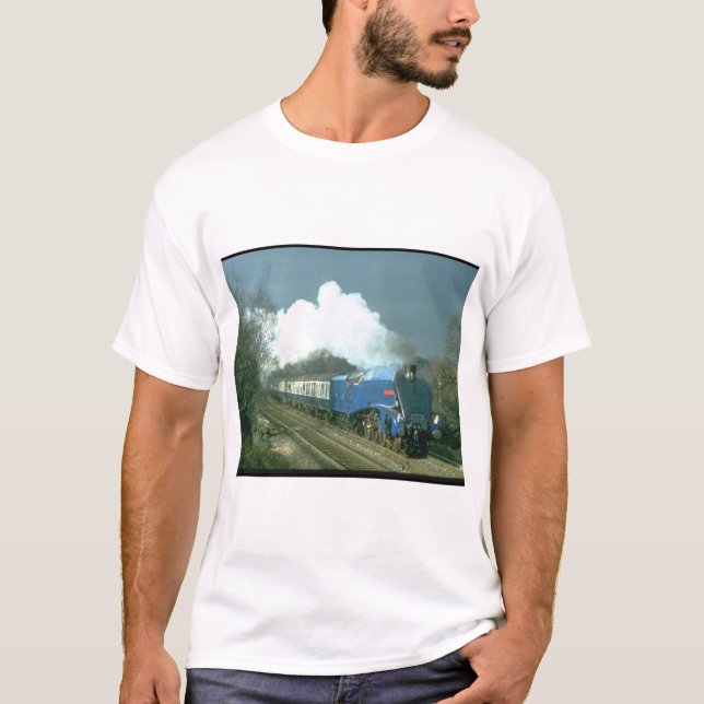 Camiseta Trens do works_Steam do senhor Nigel Gresley de (Frente)
