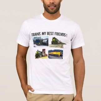 Camiseta Trens, meus melhores amigos