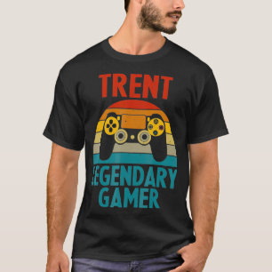 Camiseta TRENT Gift Name Personalizado Funny Gaming Geek Bi