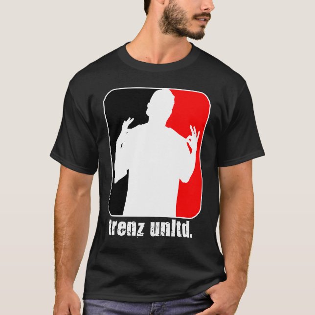 Camiseta  Trenz Unltd. Red & Black (Falcons) Black Tee (Frente)