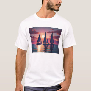Camiseta Três Amigos à vela