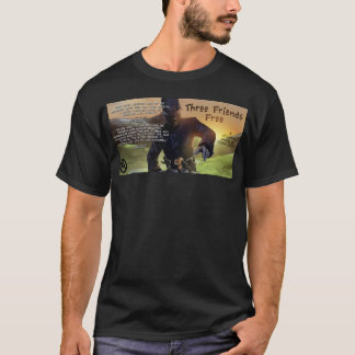 Camiseta Três amigos livram o cobrir