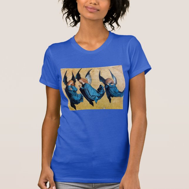 CAMISETA TRÊS ÂNGULOS EM AZUL (Frente)