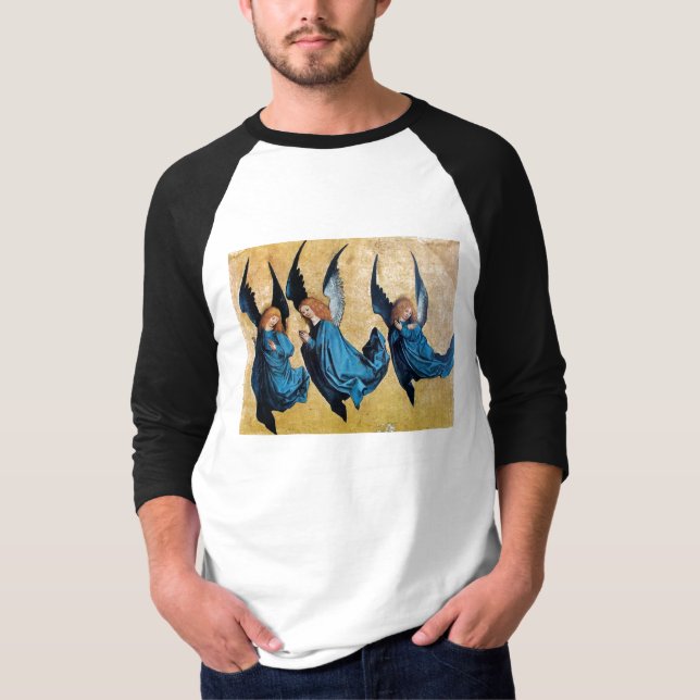 CAMISETA TRÊS ÂNGULOS EM AZUL (Frente)