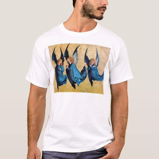 CAMISETA TRÊS ÂNGULOS EM AZUL (Frente)