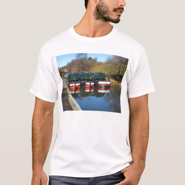 Camiseta Três barcos de canal (Frente)