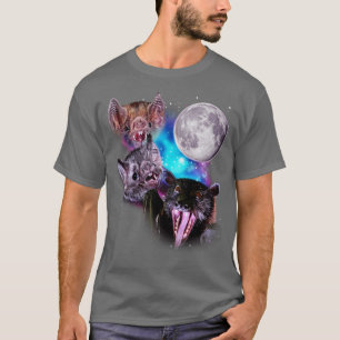 Camiseta Três Bats Howl na Lua