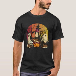 Camiseta Três Bernedoodles Boo Witold Horror Mumm