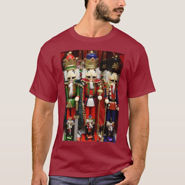 Camiseta Três bolachas sábias - Natal dos malucos (Frente)
