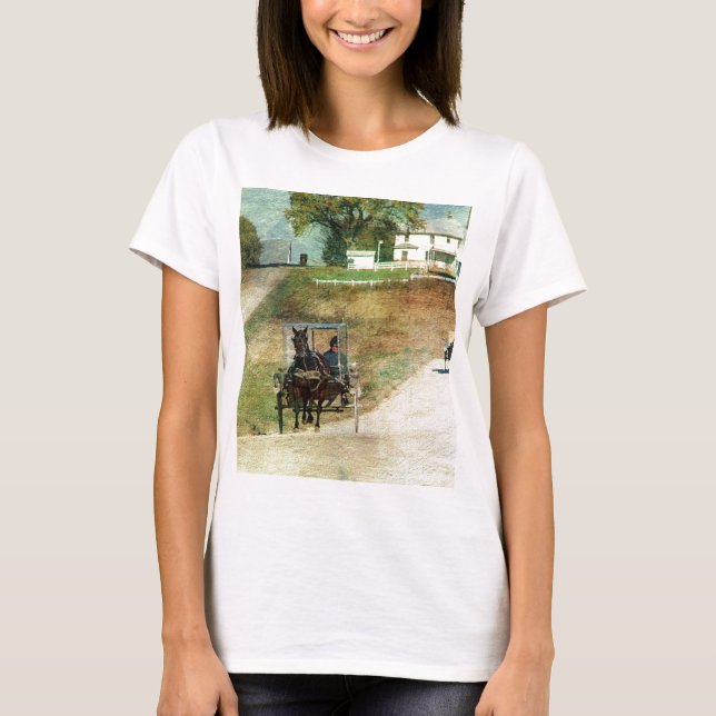 Camiseta Três Buggies Amish (Frente)