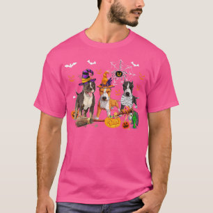 Camiseta Três Cães Touro Bruxos Bruxas Mummy Scary Pu
