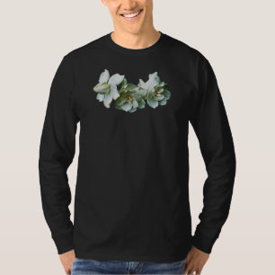 Camiseta Três Camélias Brancas Masculinas