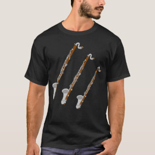 Camiseta Três Clarinets de Bass
