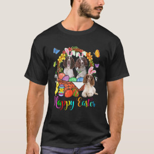 Camiseta Três Coelhinhos Ingleses Springer Espanhol No Ovo 