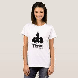 Camiseta Três coelhos com logotipo de TWRC