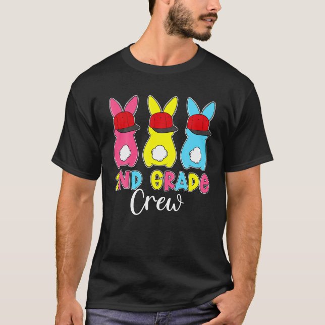Camiseta Três Coelhos Crianças do Dia da Tripulação de Segu (Frente)