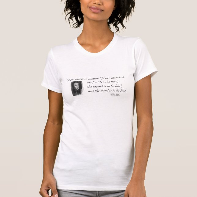 Camiseta Três coisas importantes na vida (Frente)