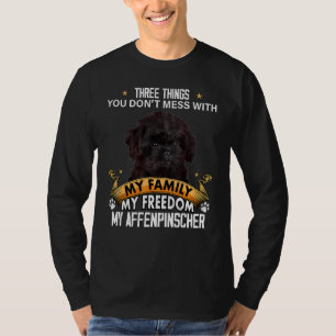 Camiseta Três coisas que você não desmente com o Cão Affenp