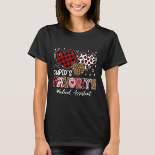 Camiseta Três Corações Favorito do Cupido Médico Istant Val