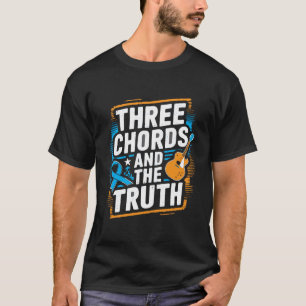 Camiseta Três Cordas e a Verdade - Tee Música Bruta de Soul